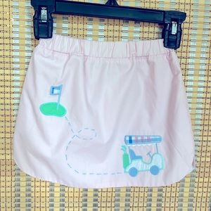 The Beaufort Bonnet Company Embroidered Golf Skirt, Size 4T